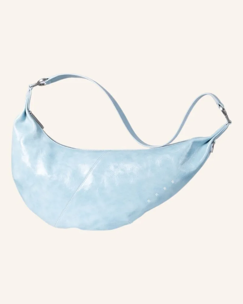 BREE Schultertasche The Exhibits Hugo blau Hellblau