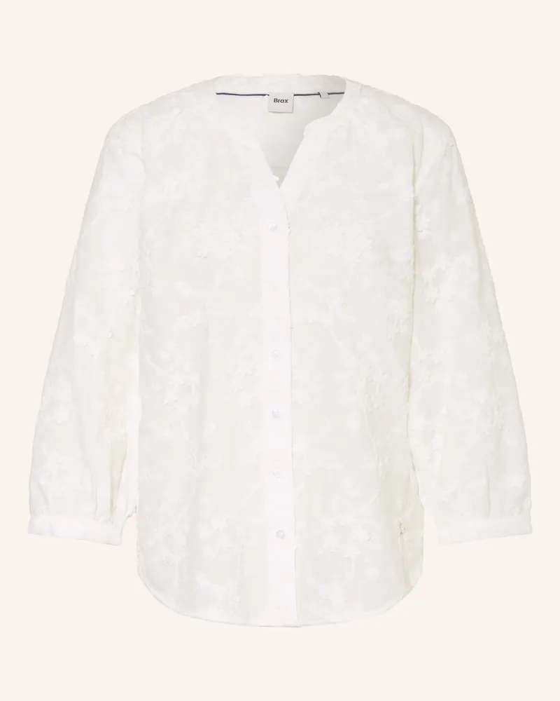 Brax Bluse Velia Mit 3/4-Arm weiss Weiss