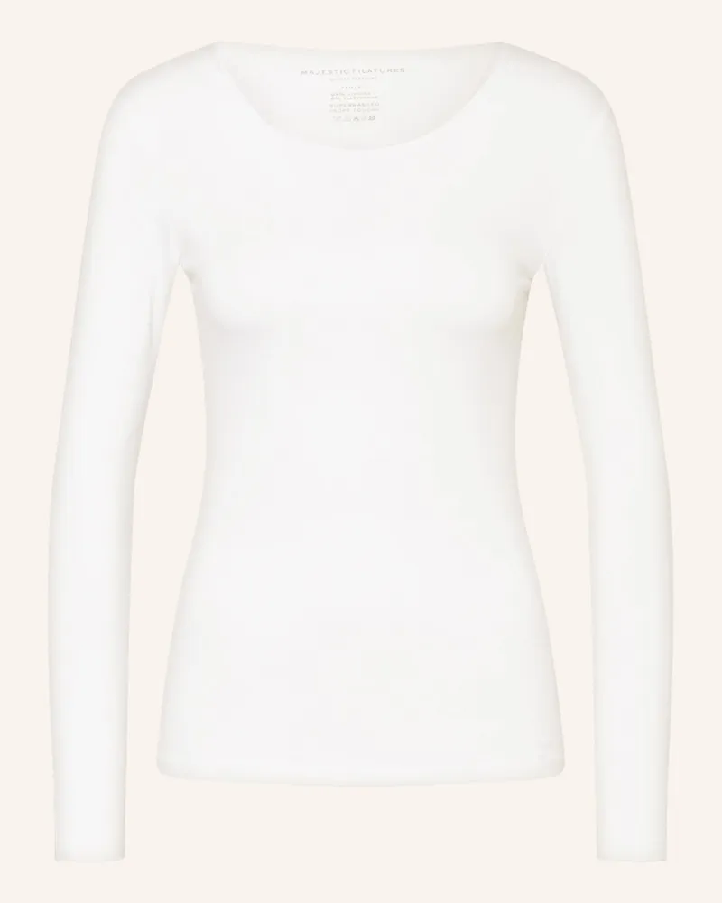 Majestic Longsleeve weiss Weiss