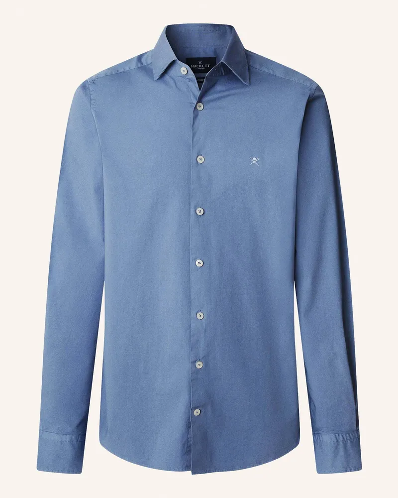 Hackett Freizeithemd ESS GMD POPLIN Blau