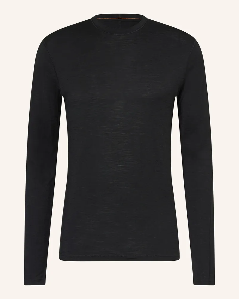 Icebreaker Funktionsshirt Aus Merinowolle schwarz Schwarz