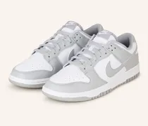 Sneaker Dunk Low Retro weiss