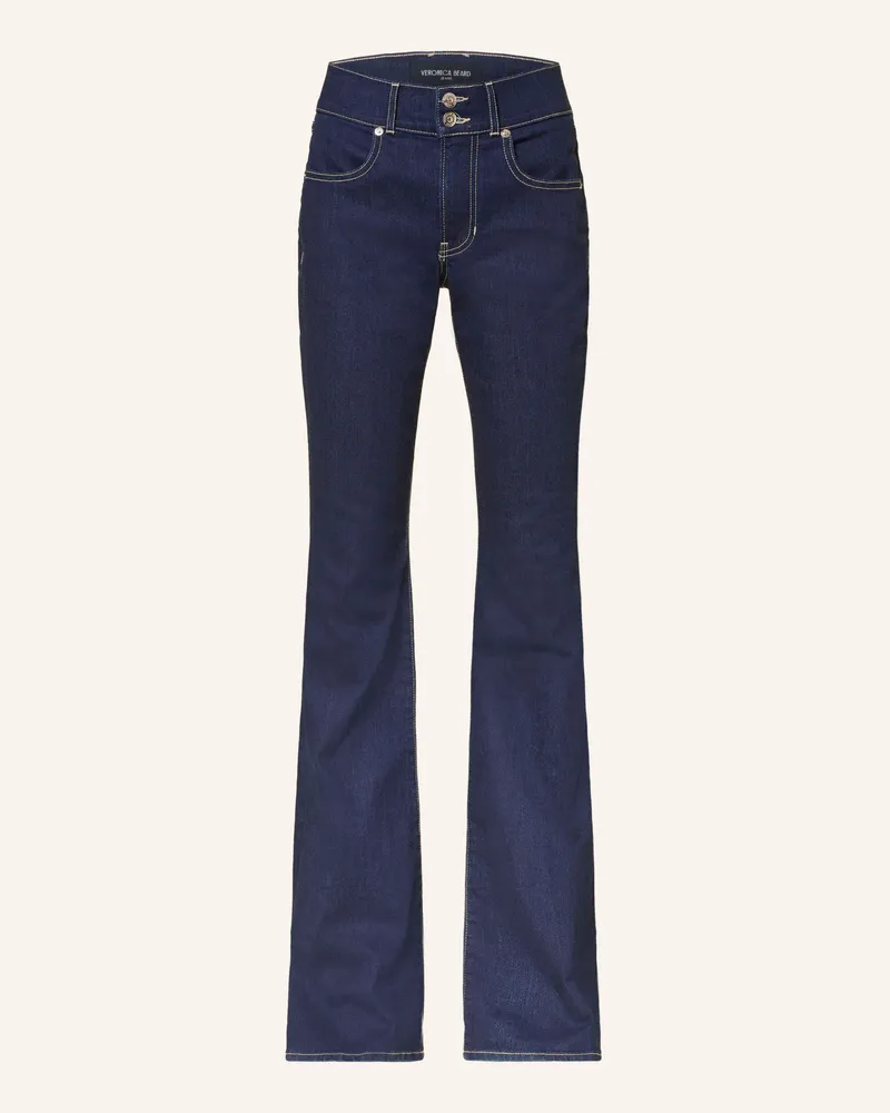 Veronica Beard Flared Jeans Beverly blau B0217
