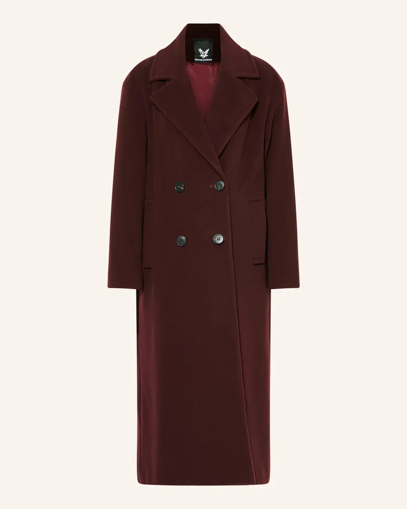 Fuchs Schmitt Wollmantel Dunkelrot