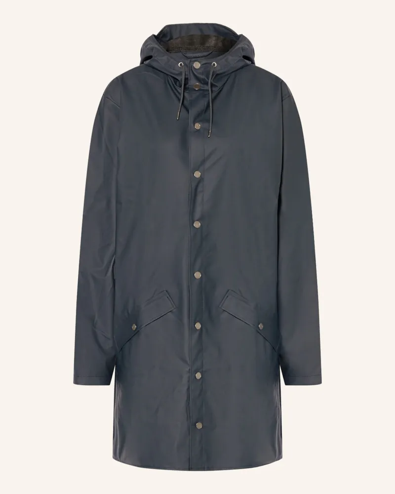 RAINS Regenmantel Dunkelblau