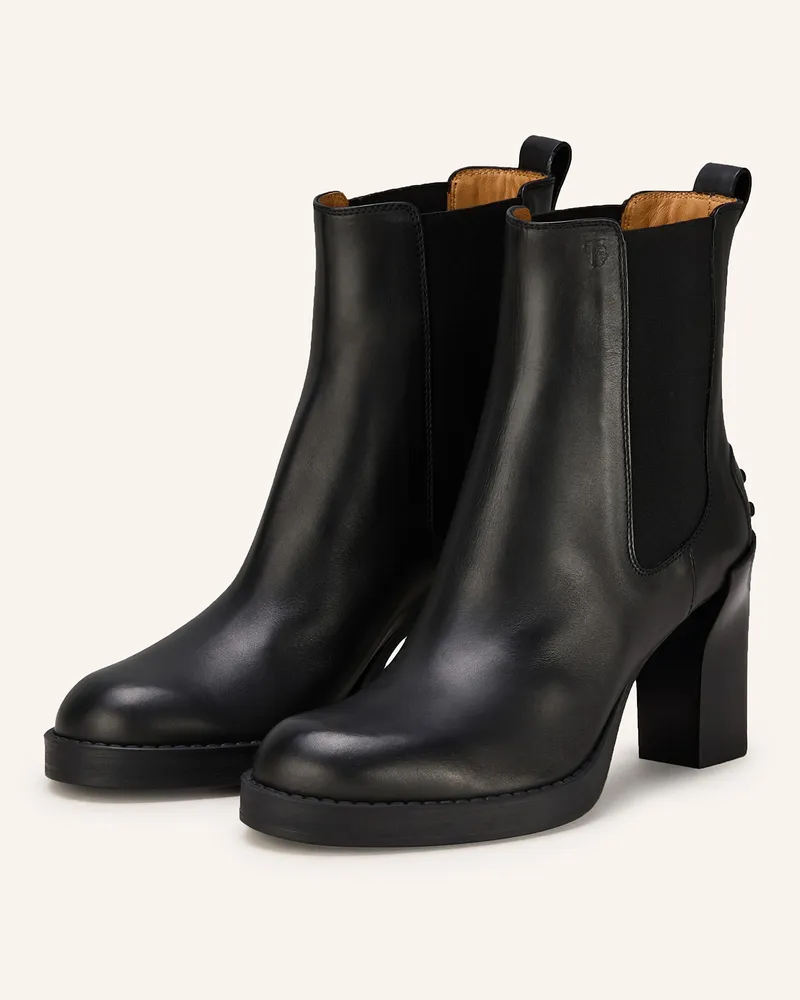 TOD'S Chelsea-Boots schwarz Schwarz