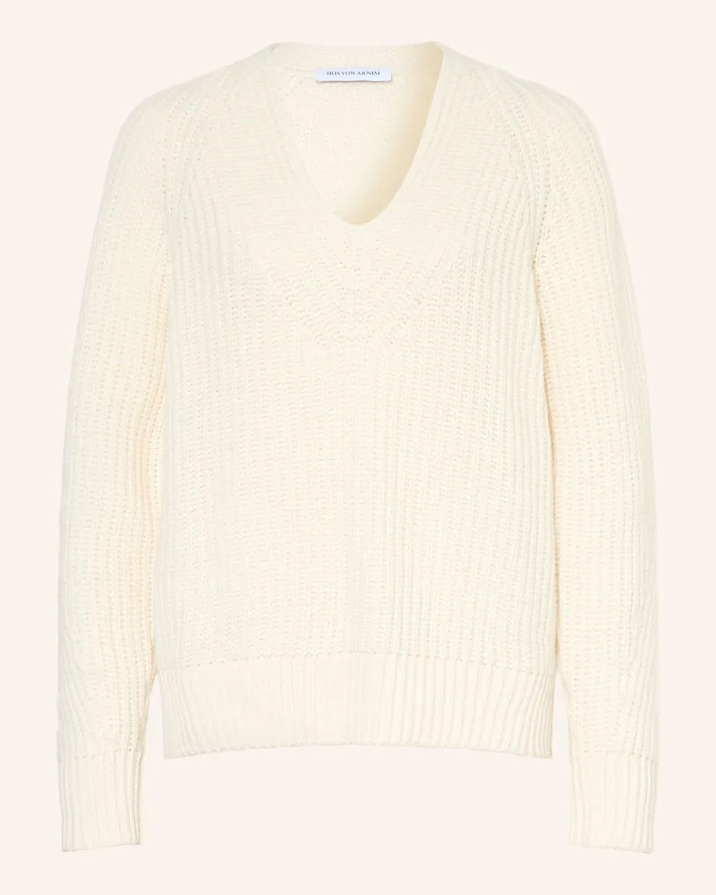 Iris von Arnim Cashmere-Pullover Belladoria weiss Ecru