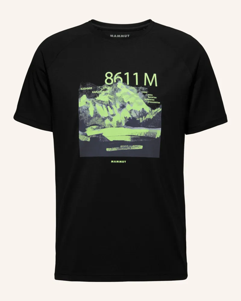 Mammut T-Shirt MOUNTAIN 8611 Schwarz