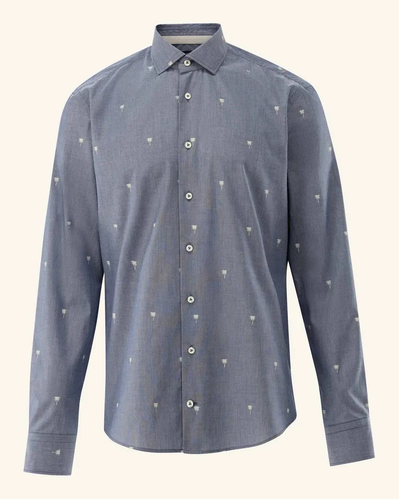van Laack Hemd Slim Fit blau Dunkelblau