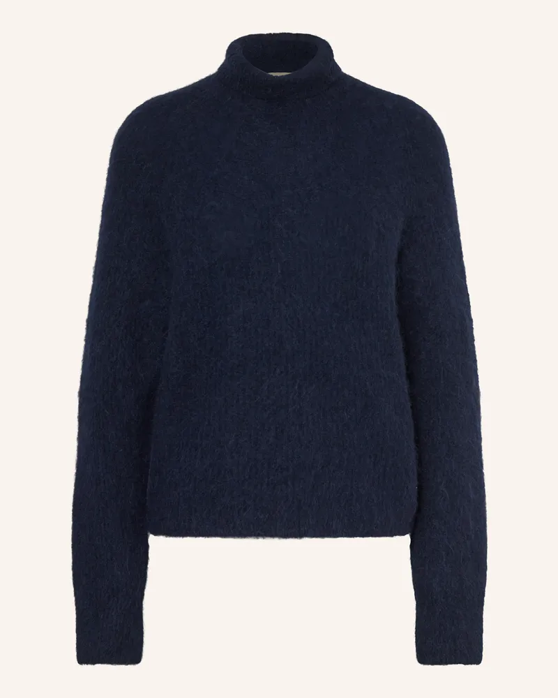 Woolrich Pullover mit Alpaka Dunkelblau