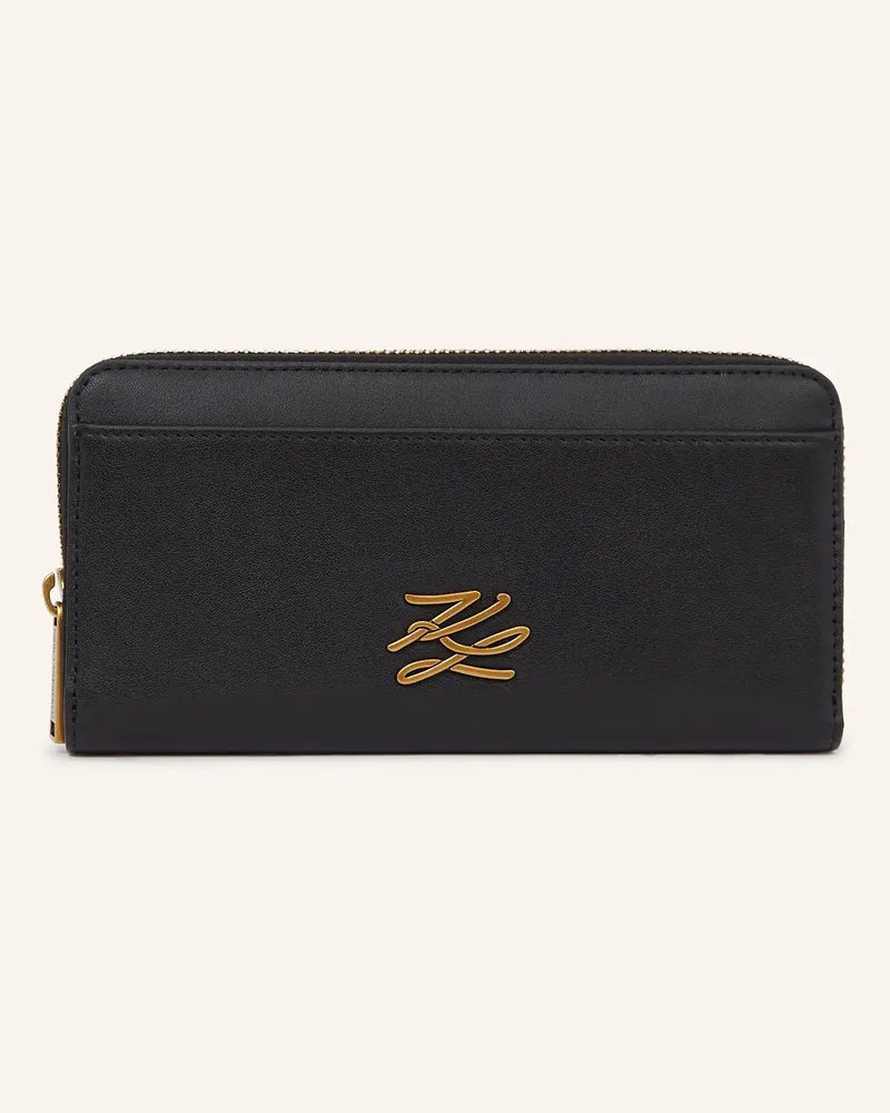 Karl Lagerfeld Geldbörse schwarz Schwarz