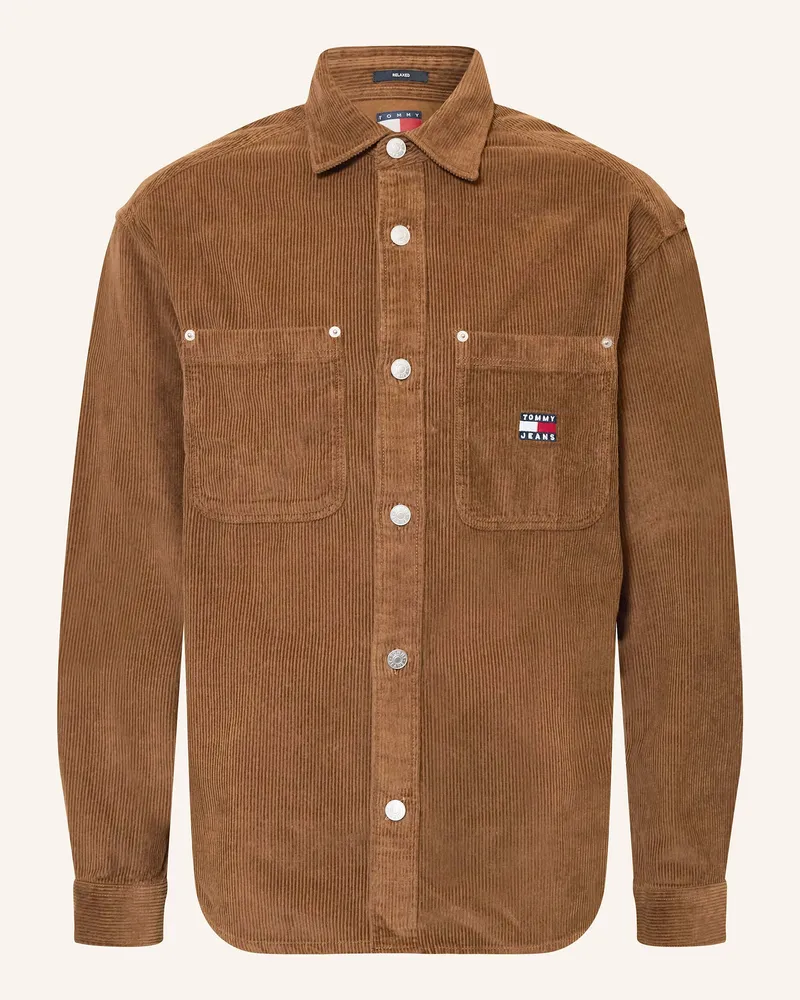 Tommy Hilfiger Cord-Overshirt Braun