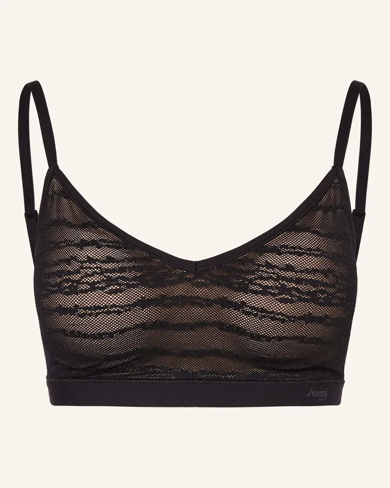 Sloggi Bustier Free Evolve schwarz Schwarz