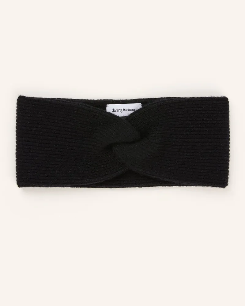 Darling Harbour Stirnband Aus Cashmere schwarz Black
