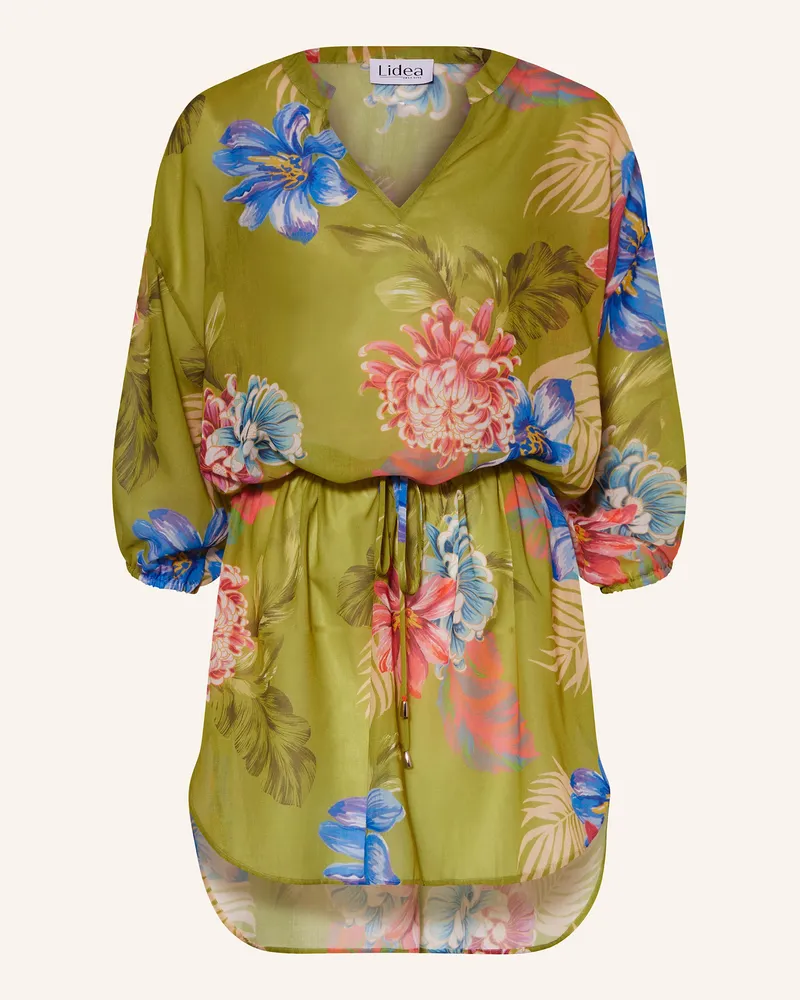Lidea Tunika BOTANIC BURST mit 3/4-Arm Grün