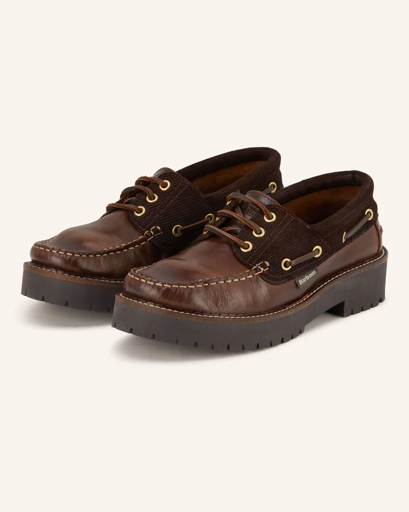 Barbour Bootsschuhe Darras braun Dunkelbraun