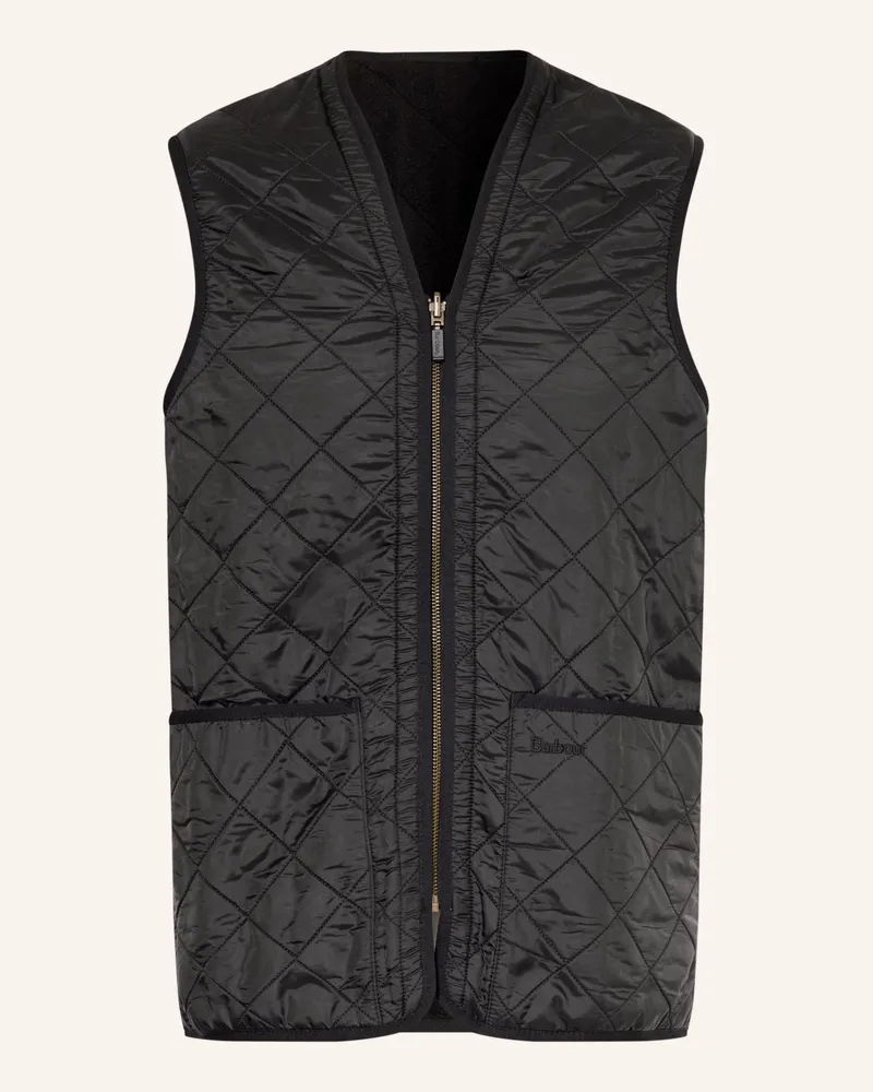 Barbour Steppweste schwarz Schwarz