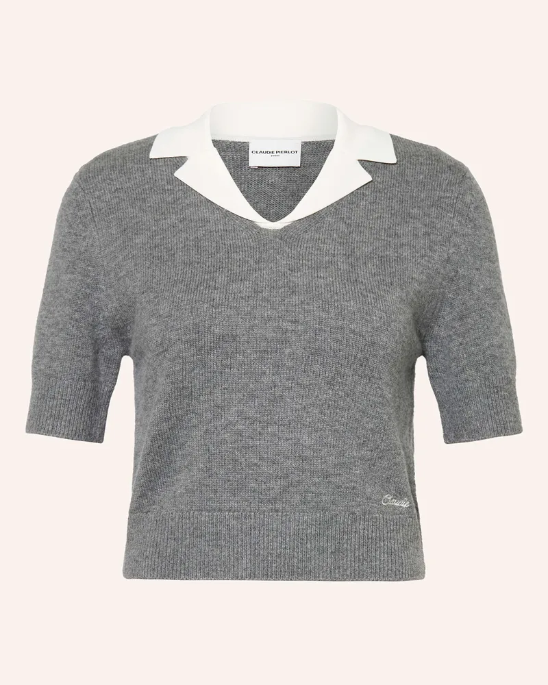 Claudie Pierlot Strickshirt Grau
