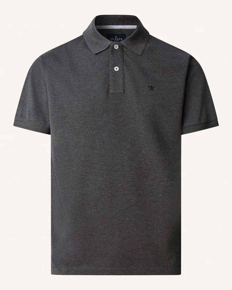 Hackett Poloshirt SLIM FIT LOGO Dunkelgrau