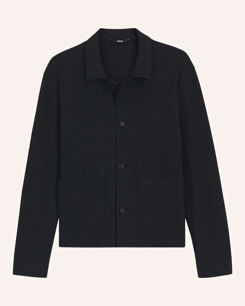 HUGO BOSS Blazer C-Carper-J-2pp-263 Relaxed Fit blau Dunkelblau