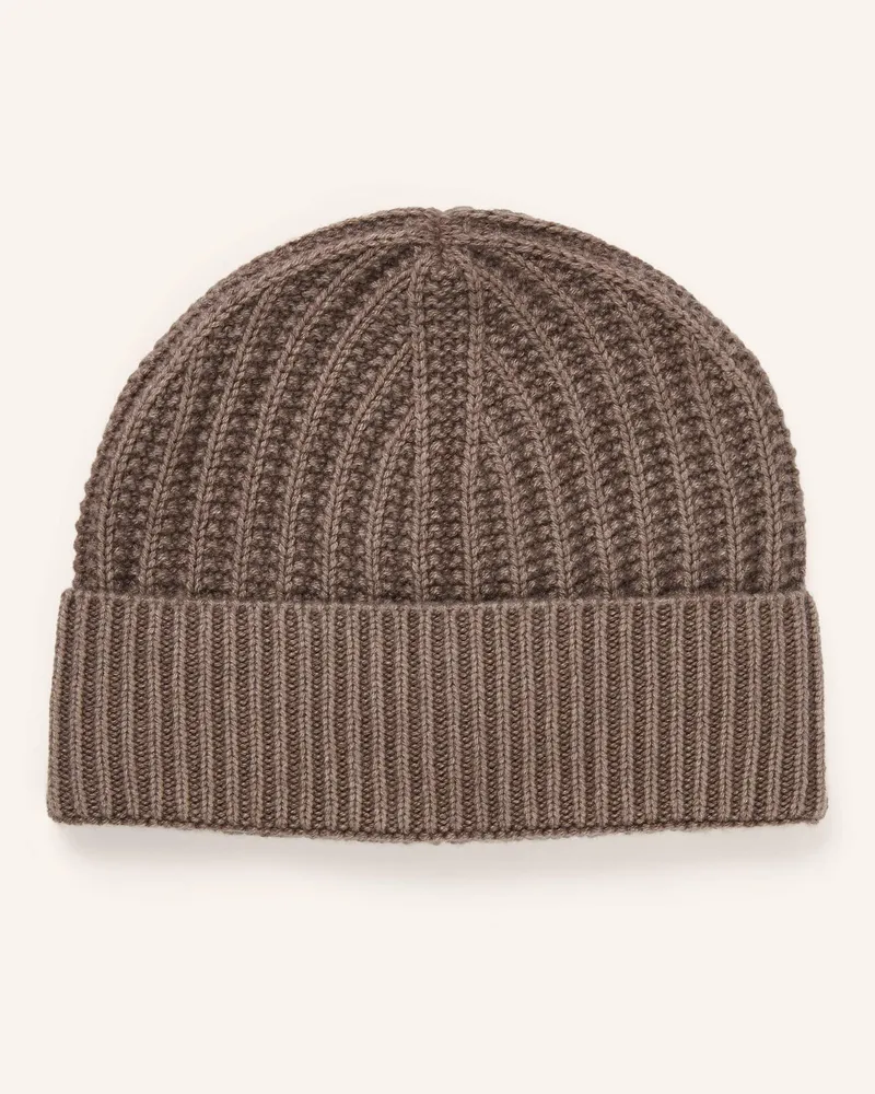 Iris von Arnim Cashmere-Mütze Enzo grau Taupe