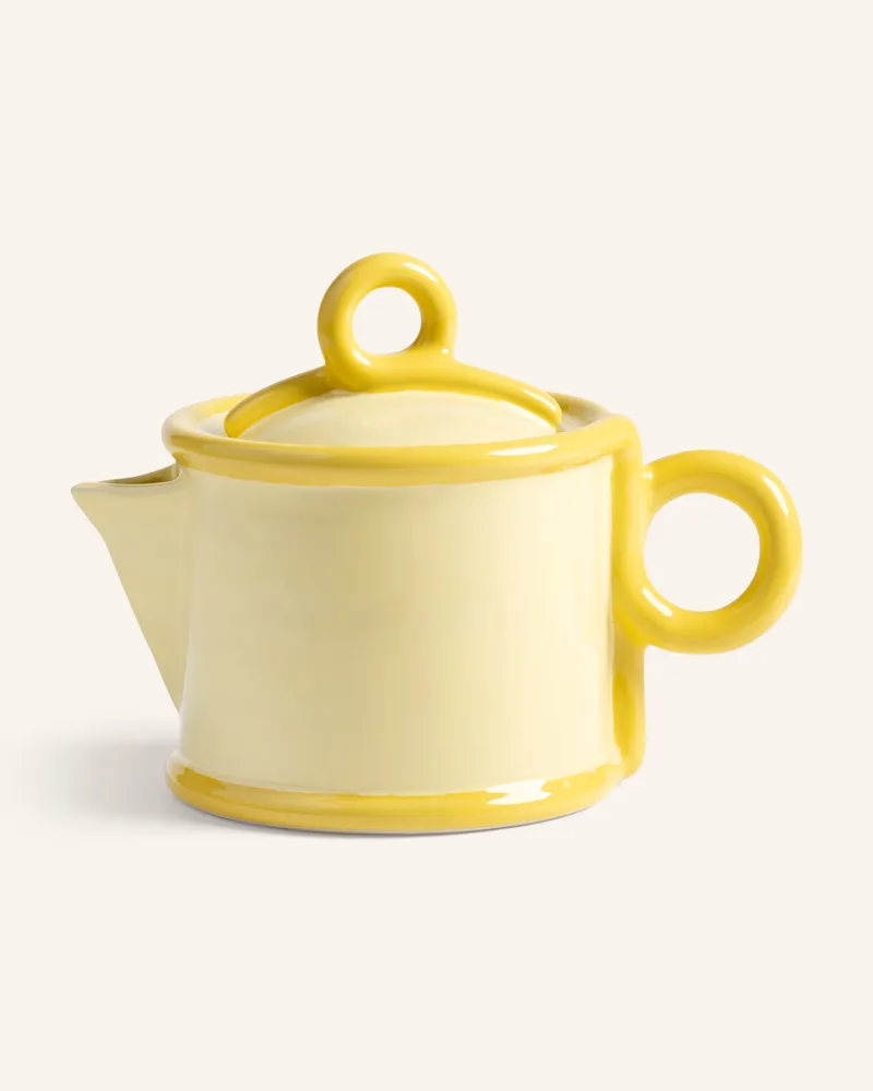 &k amsterdam Teekanne LOOP Hellgelb