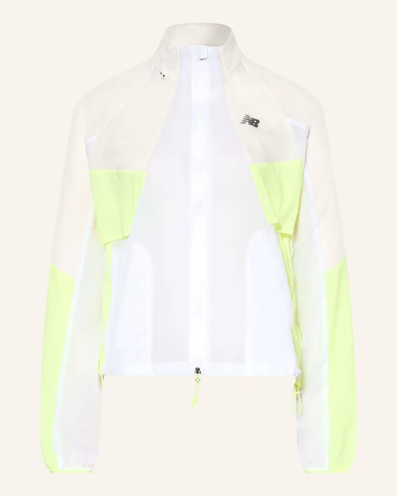 New Balance Laufjacke Rc weiss Weiss