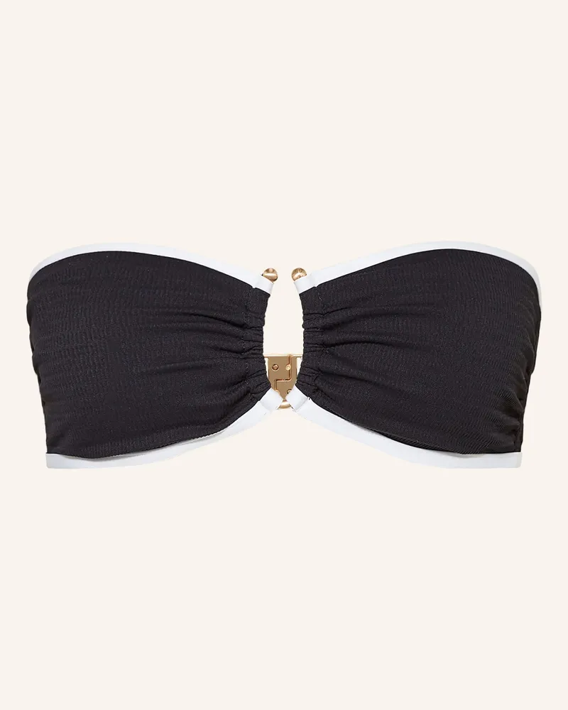 Seafolly Australia Bandeau-Bikini-Top BEACH BOUND Schwarz