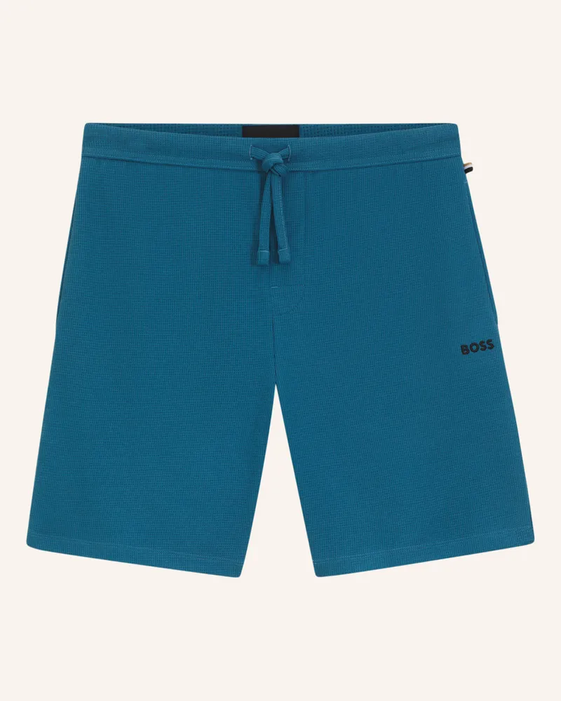 HUGO BOSS Schlafshorts Hellblau