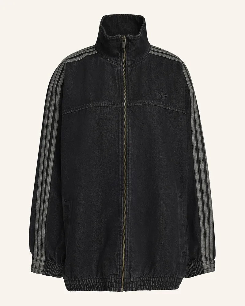 adidas Firebird Adilenium Originals Jeansjacke schwarz Schwarz