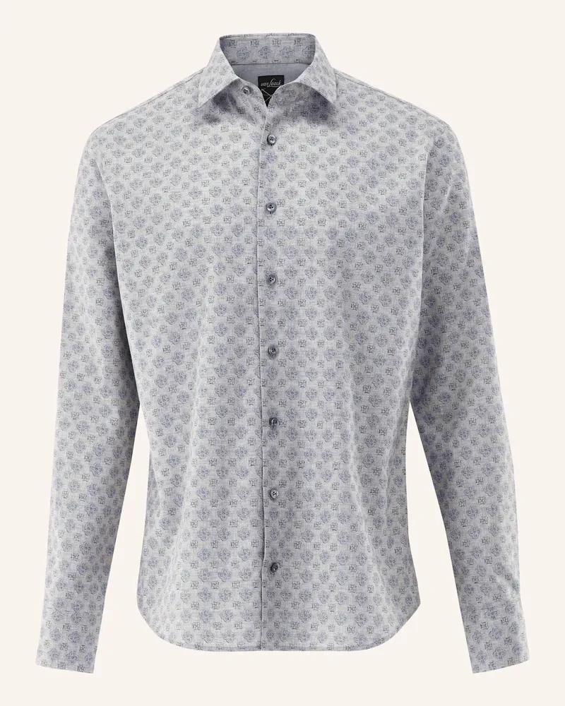 van Laack Hemd Slim Fit Grau