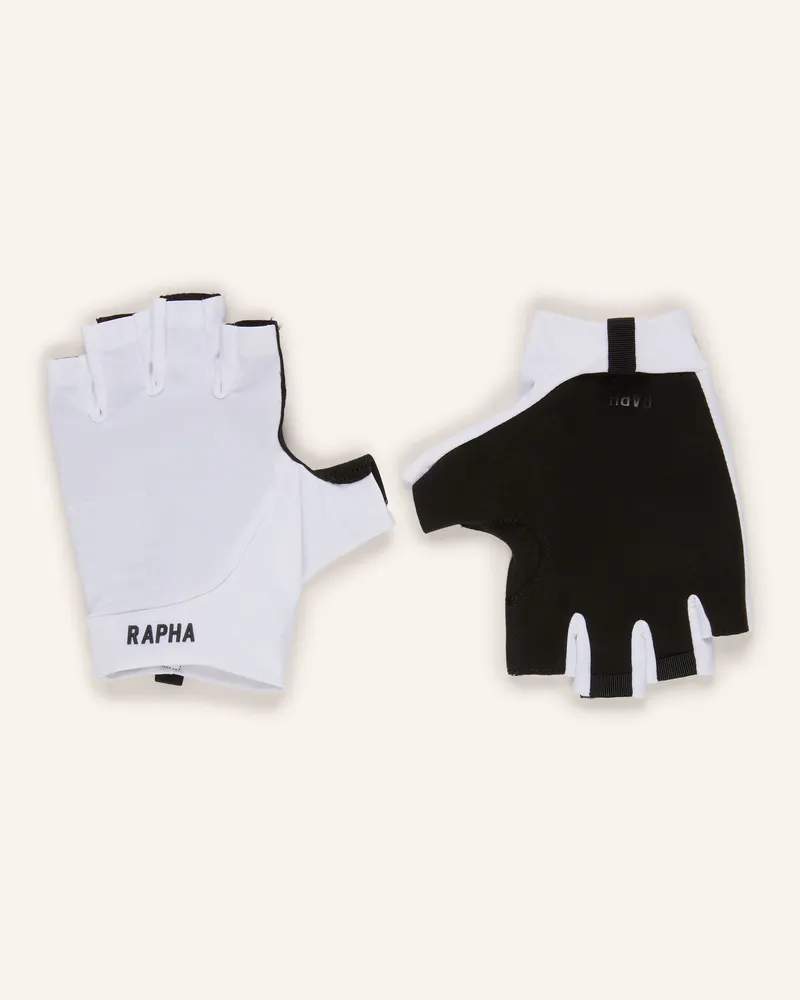 Rapha Fahrradhandschuhe Pro Team weiss Weiss
