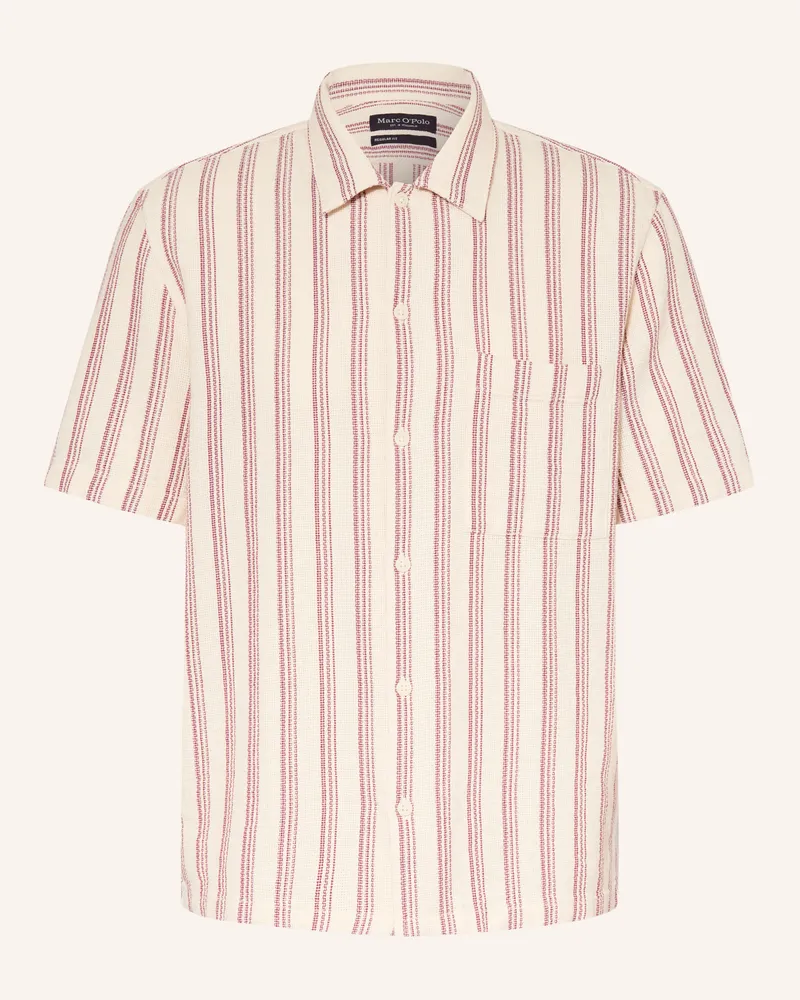Marc O'Polo Kurzarm-Hemd Regular Fit Creme