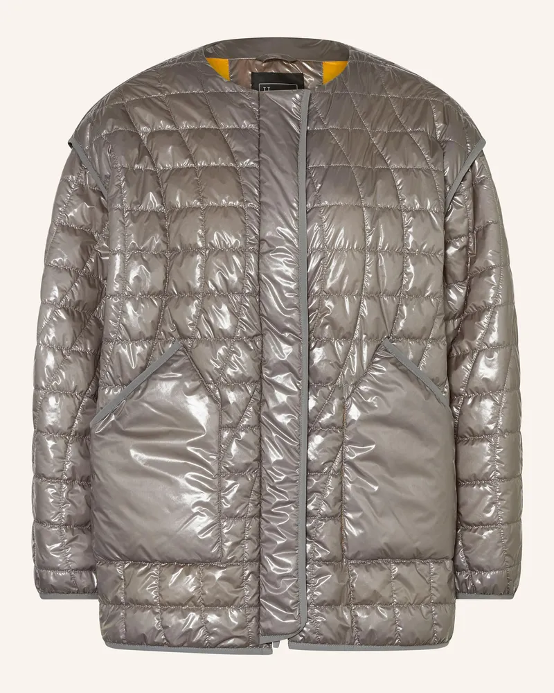 Herno Daunenjacke mit abnehmbaren Ärmeln Grau