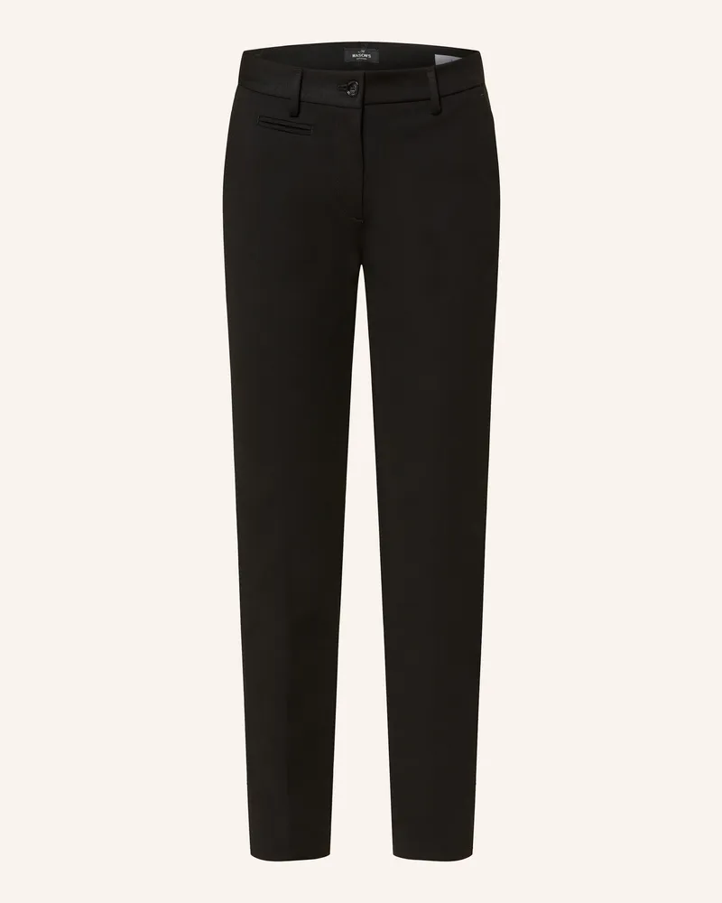 Mason's Marlenehose NEW YORK aus Cord Schwarz