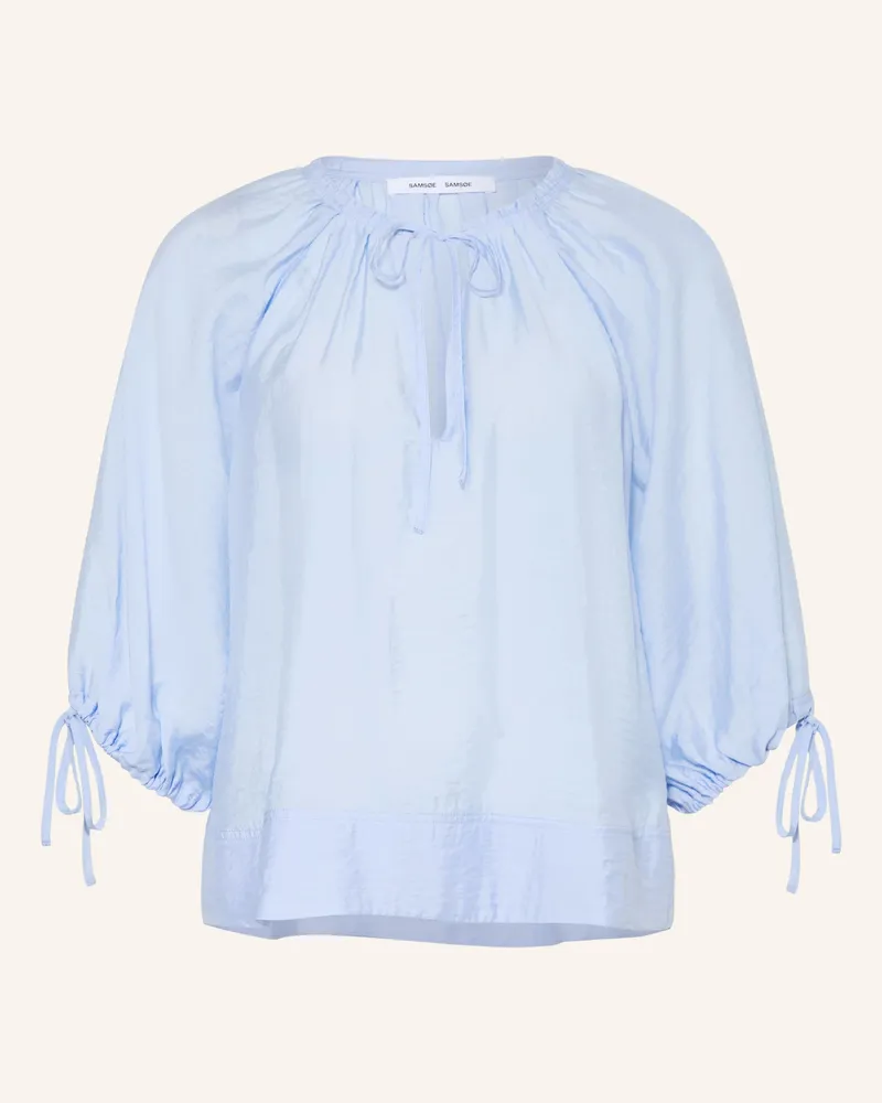 Samsøe & Samsøe Blusenshirt Sameteran blau Hellblau