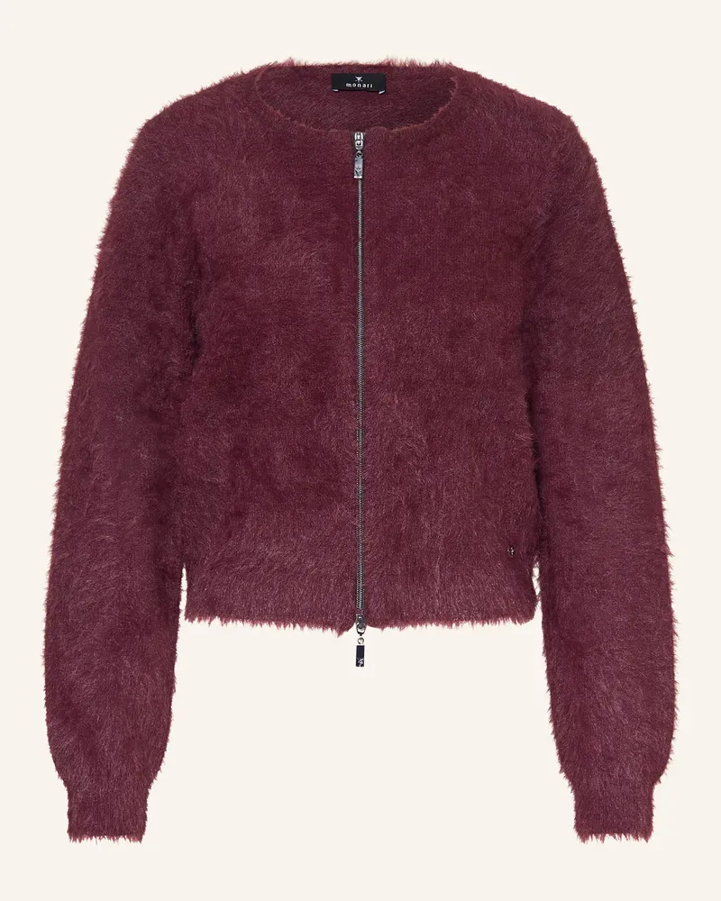 monari Strickjacke Dunkelrot