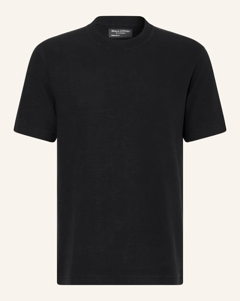 Marc O'Polo T-Shirt schwarz Schwarz