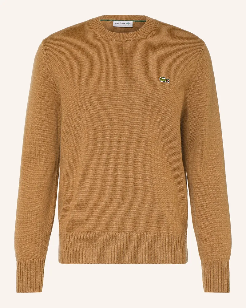 Lacoste Pullover braun Camel