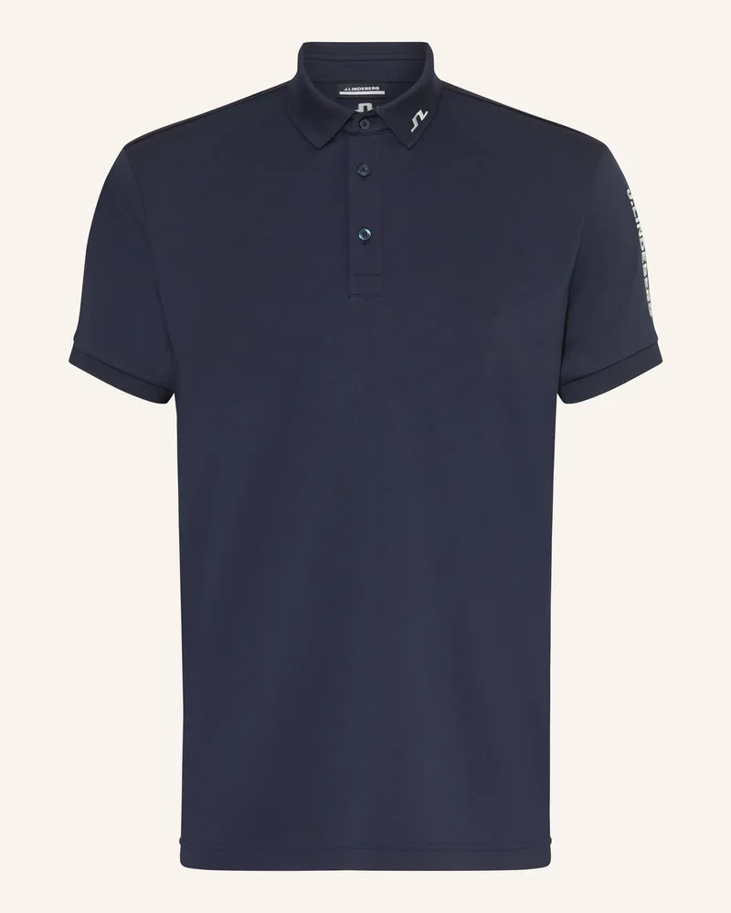 J.Lindeberg Funktions-Poloshirt blau Dunkelblau