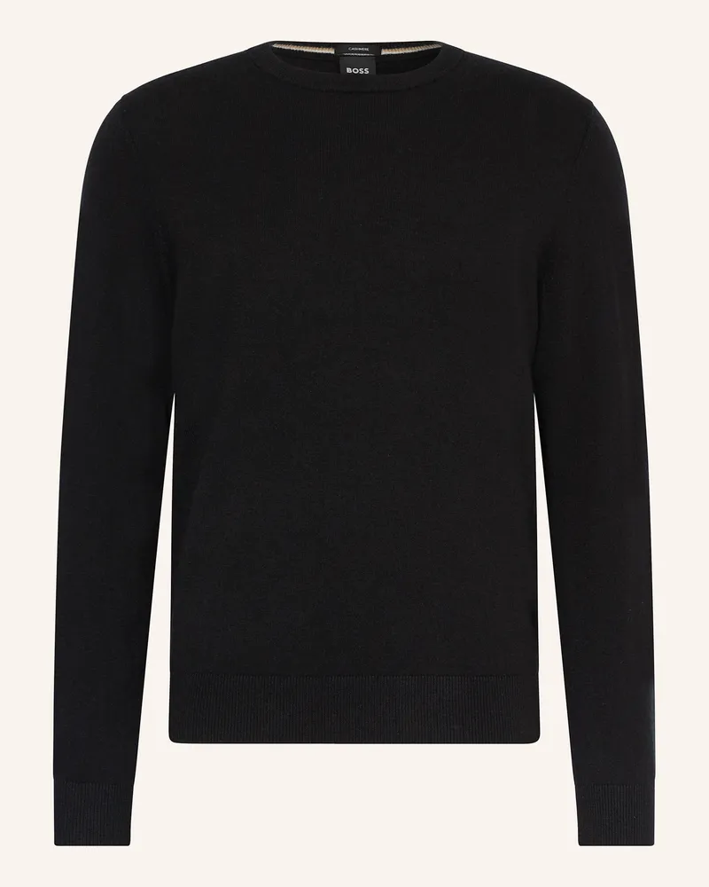 HUGO BOSS Cashmere-Pullover EMIGLIORE Schwarz