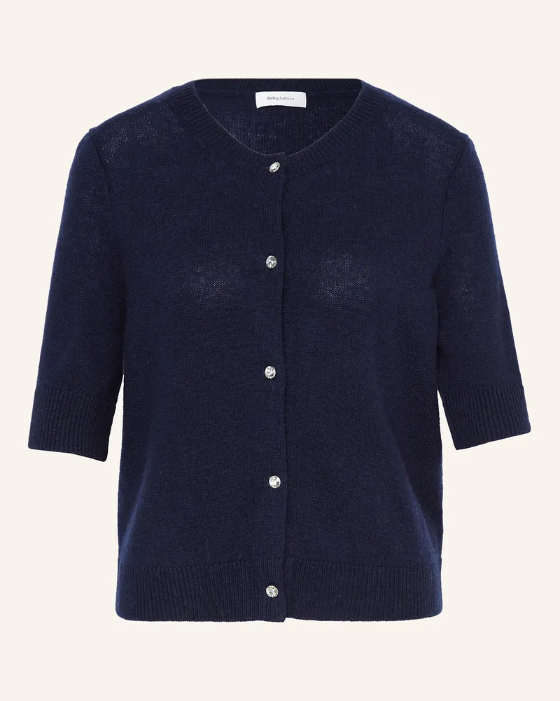 Darling Harbour Strickjacke Mit Cashmere blau Marine