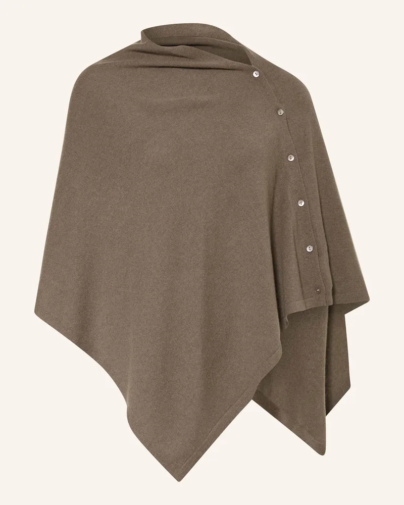 Rosemunde Poncho mit Cashmere Taupe