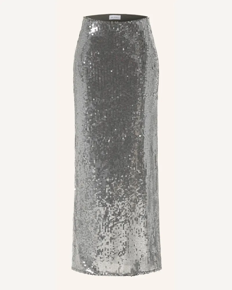 OH APRIL Mesh-Rock NIKA mit Pailletten Silber
