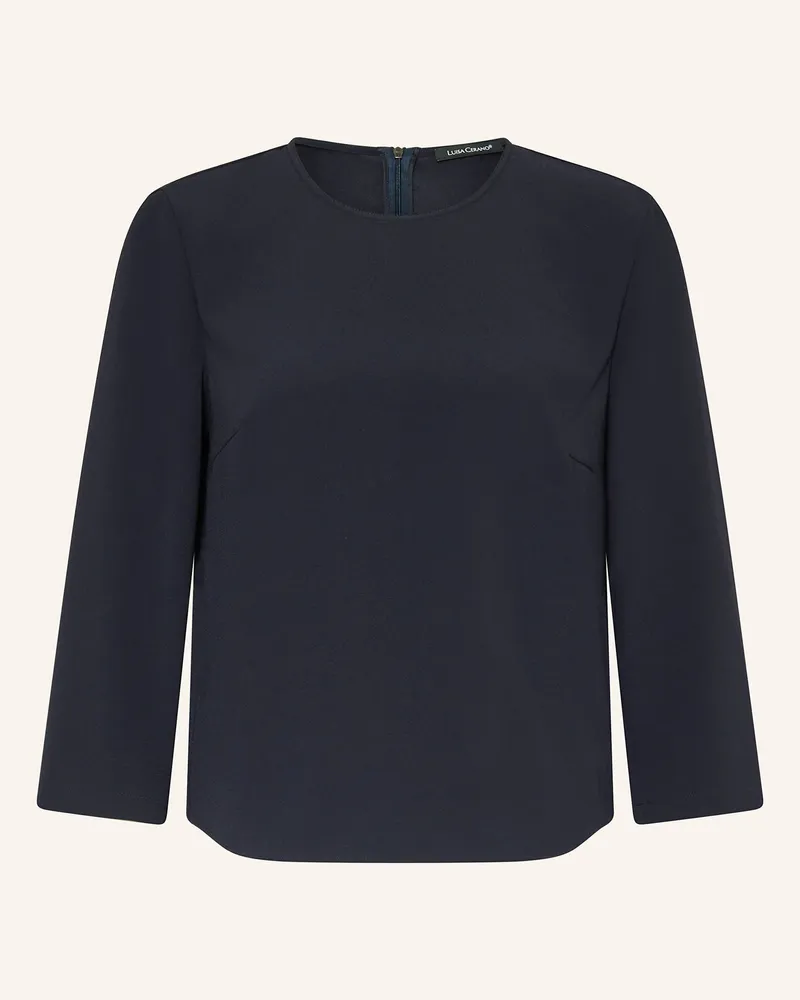 Luisa Cerano Blusenshirt mit 3/4-Arm Dunkelblau