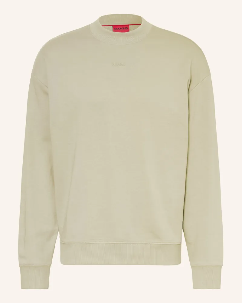 HUGO BOSS Sweatshirt Dapocrew gruen Hellgrün