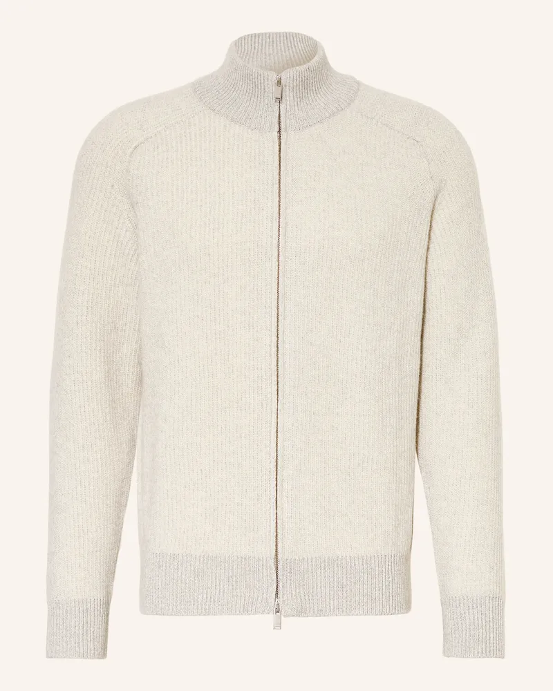 LARDINI Strickjacke grau Hellgrau