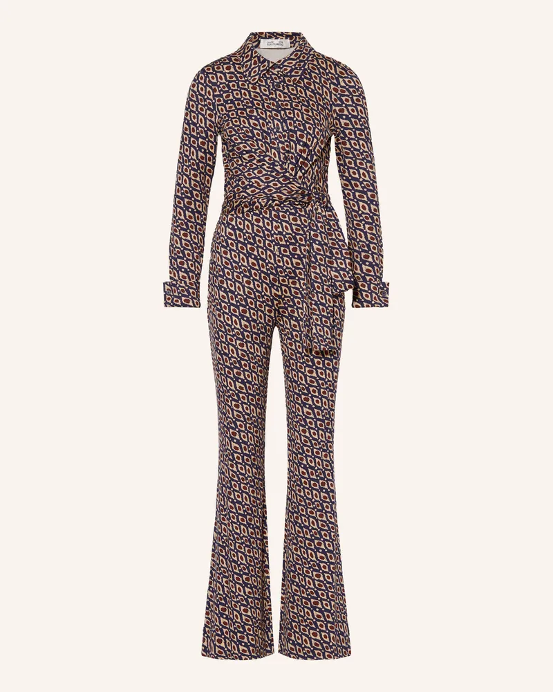 Diane von Furstenberg Jumpsuit Michele Aus Jersey beige Beige