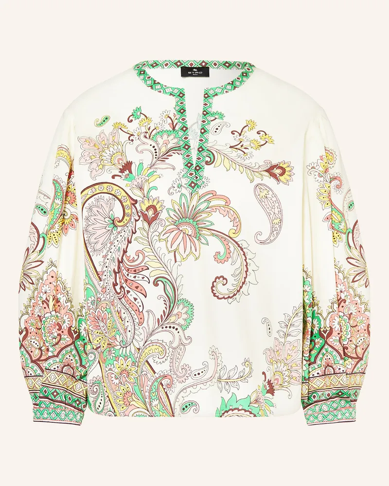 Etro Blusenshirt mit 3/4-Arm Creme