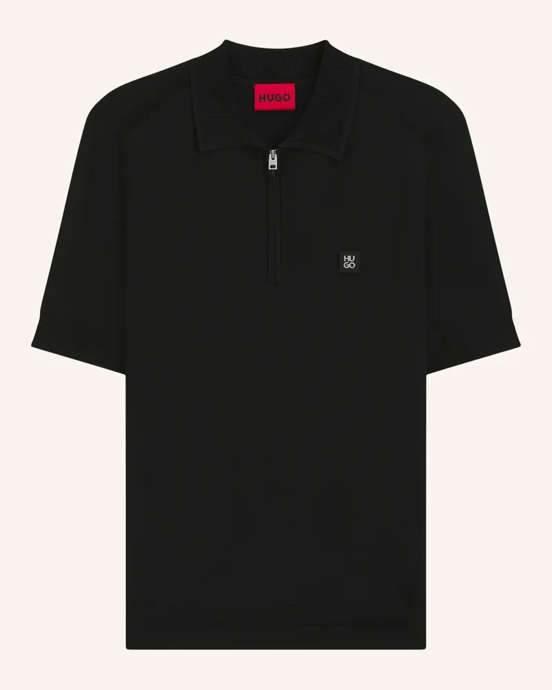 HUGO BOSS Pullover Sayfong-5 Regular Fit schwarz Schwarz